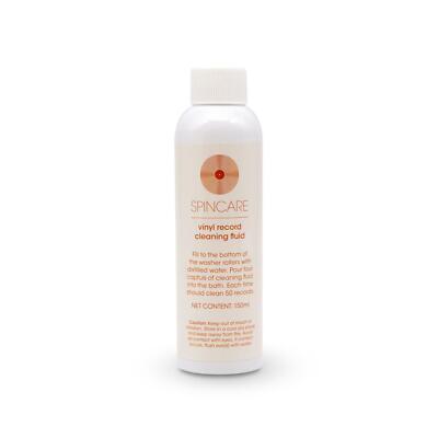 150ml SPINCARE Schallplatten Reinigungsmaschine Lösung Fluid - Reinigt 250 Vinyl LPs