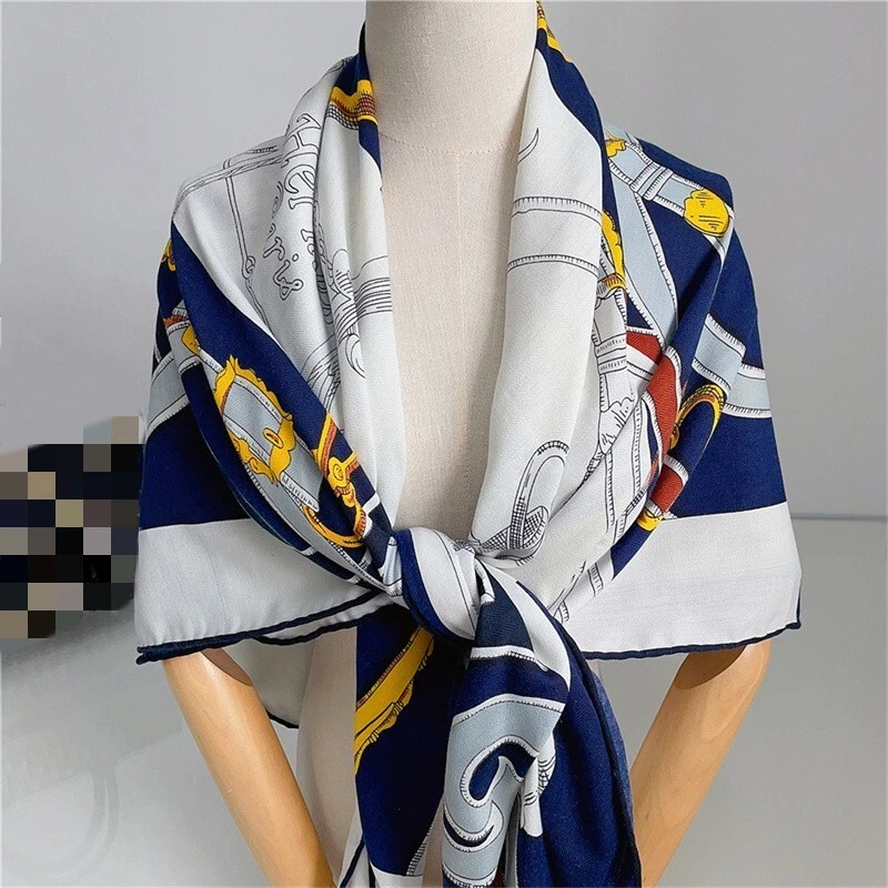 Classic Cashmere and Silk Blend Scarf; Manually Hand Rolled edge
Opens in a new window or tab
