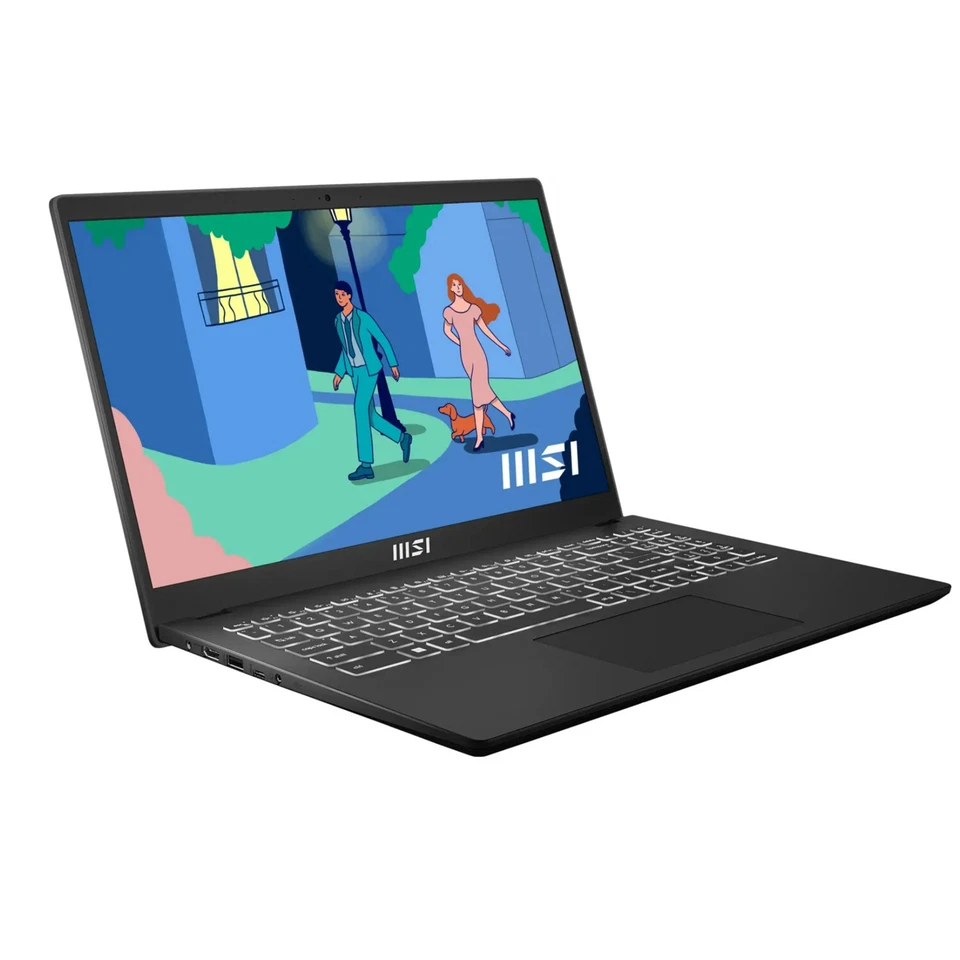 MSI Notebook 15,6 Ryzen5 7530U 16GB RAM 2TB SSD AMD Radeon Grafik Win 11 Pro - Bild 2 von 4