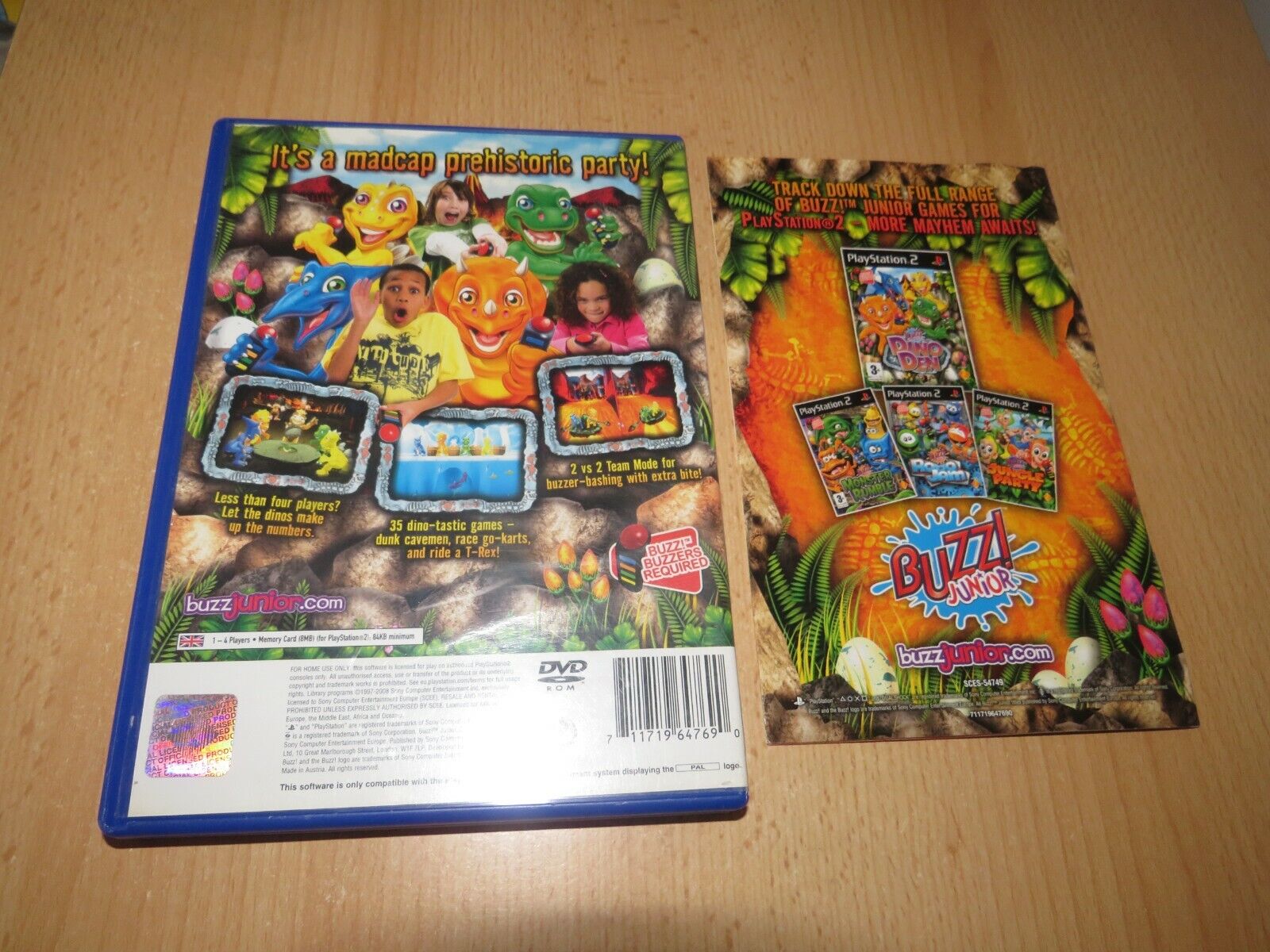 PS2 Buzz Junior Dino Den