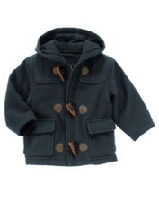 GYMBOREE SNOW CHILLIN NAVY TOGGLE HOODED JACKET COAT 12 24 2T 3T 4T 5T NWT