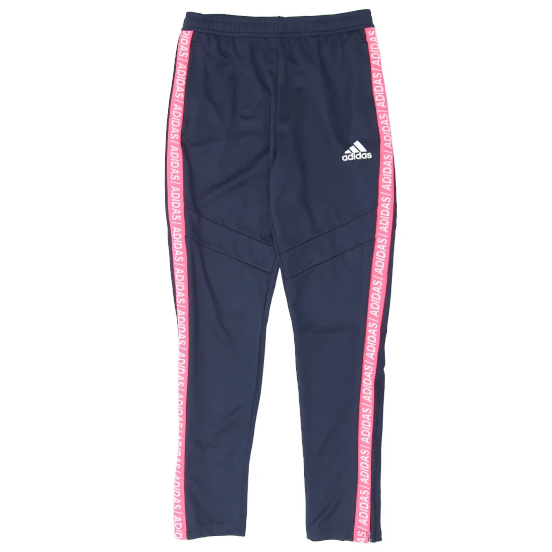 ADIDAS GIRLS TIRO 19 TRACK SOCCER PANTS SLIM FIT CLIMACOOL DARK BLUE PINK  M