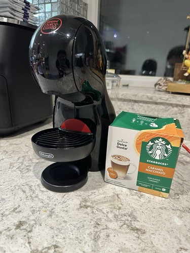 DeLonghi Nescafé Dolce Gusto Pod Kapsel Kaffeemaschine Rot Schwarz