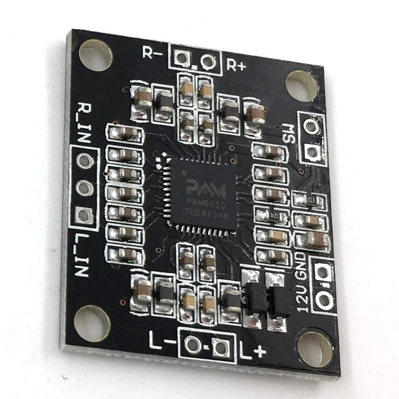 PAM8610 2X15W Amplifier Board Digital Two-channel Stereo Power Audio Home Car - Image 4 of 4