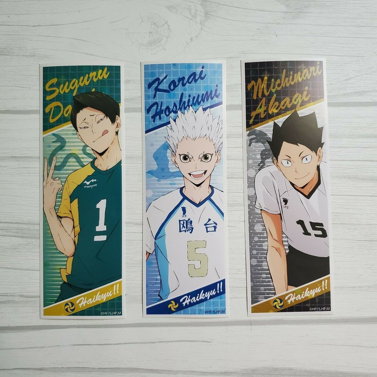 Haikyuu TO THE TOP Stickers - Daishou Suguru, Hoshiumi Kourai