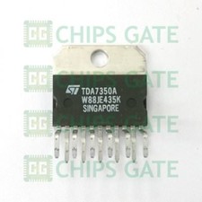 2PCS TDA7350A IC AMP AUDIO PWR 22W MULTIWATT11 ST