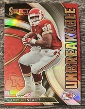 2020 Select Football Tony Gonzalez Unbreakable SIlver Insert #U25 Chiefs