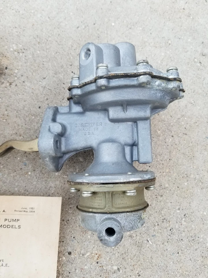 Bomba de vacío de combustible Nash Rambler Statesman Carter M797SA 1952 53 54 55 NUEVA  Foto 2 de 4
