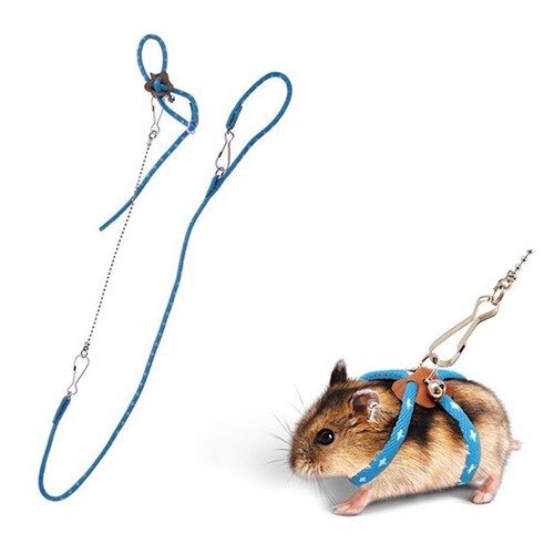 New Small Pet Adjustable Soft Harness Leash Bird Parrot Mouse Hamster points de vente LeashB-wf