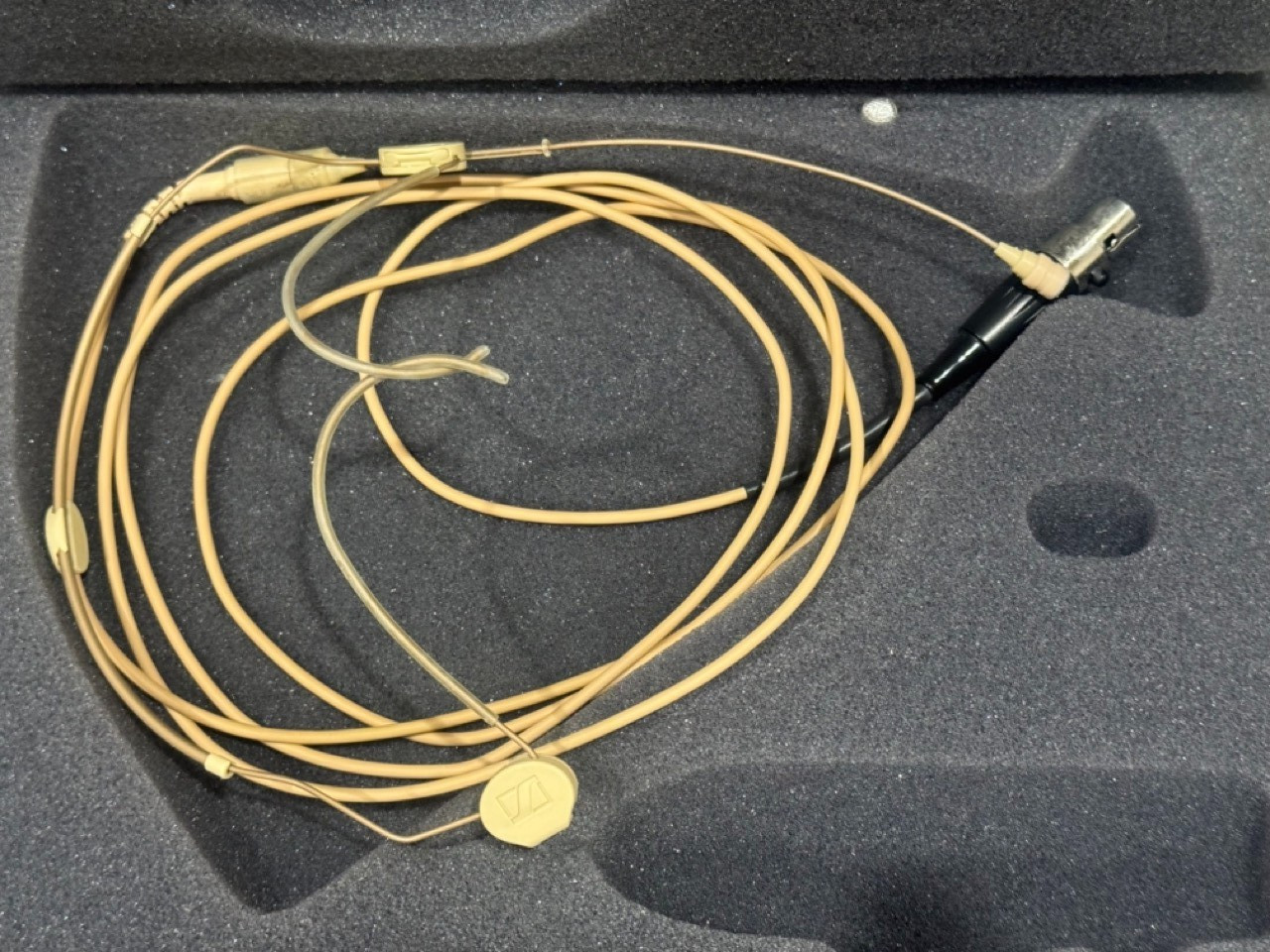 (LOT of 3 )Sennheiser HSP 2 Headworn Omnidirectional Microphone
