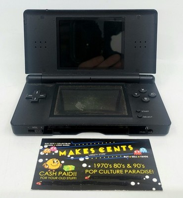 Nintendo DS Lite Onyx Black Handheld Console - AS-IS For Parts! READ!