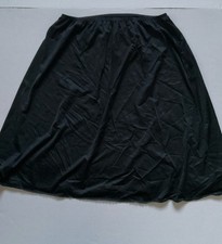 Vanity Fair Black Half Slip XXXL