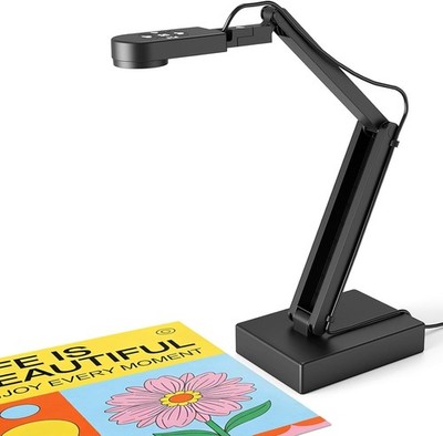 Gawervan KB-1300 12MP Visualiser Dokumentenkamera 4K Webcam A3 USB