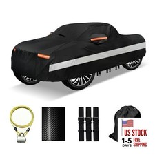 30 Layers Truck Car Cover for Automobiles All Weather Fit Truck 191"-210" Black
