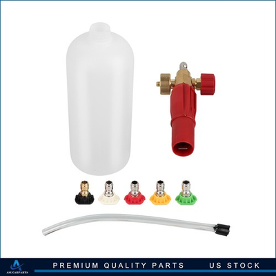 #ad 1 4quot; 5 Nozzle Tips Heavy Duty Foam Cannon Professional Car Wash Pressure Washer $18.61