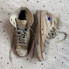 Vintage Made In USA Converse Men  s 7.5 White