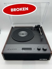 BROKEN Victrola Eastwood Signature Turntable 3-Speed Bluetooth VTA-73 Espresso