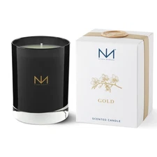 Niven Morgan Gold Candle in Box *NIB* Free Shipping