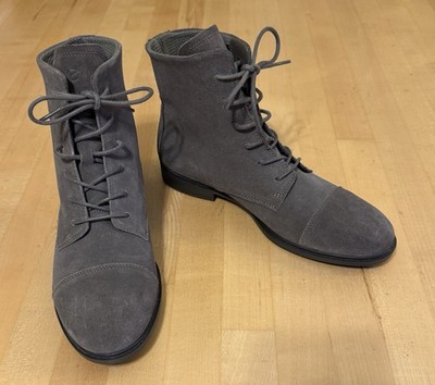 NEW* ECCO Women's Touch 15 Lace-up Suede Chukka Boot Size 38 *NWOB