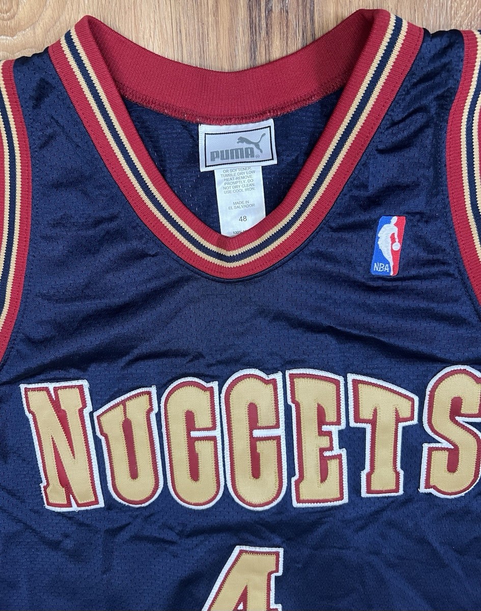 1998-99 Vintage PUMA NBA Denver Nuggets Chauncey Billups Jersey 48