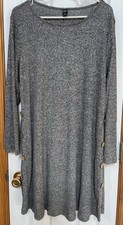 Emery Rose Dress 1X Gray NWOT