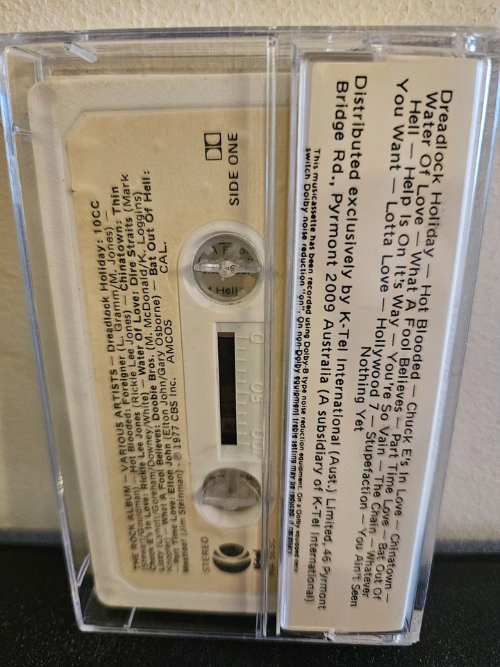 THE ROCK ALBUM Various Artists 1980 CASSETTE TAPE POP ROCK FOREIGNER - Image 4 of 4