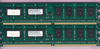 4GB 2x2GB PC2-6400 SPECTEK PC256M6416U68AB2J-25 DDR2-800 Desktop Ram Memory Kit