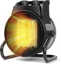 Portable Space Heaters for Indoor Use 1500W PTC Electric Heaters with Thermostat