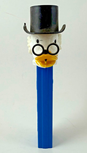 Vintage No Feet! UNCLE SCROOGE McDuck PEZ Dispenser Walt Disney Figural