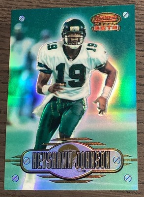 1996 Bowman's Best Bets Refractor Keyshawn Johnson #BB1 Rookie Card RC Jets