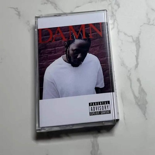 2pcs Rap Kung Fu Kenny Kendrick Lamar Music Tape DAMN.