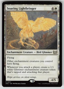 Soaring Lightbringer #11 Commander: Duskmourn: House of Horror MTG Rare