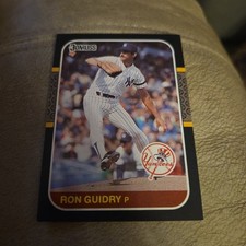 1987 Donruss #93 Ron Guidry New York Yankees