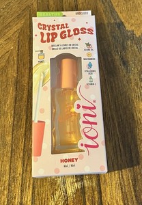 Ioni Crystal Lip Gloss Honey w/ Jojoba Oil Niacinamide Hyaluronic Acid & Vit. E