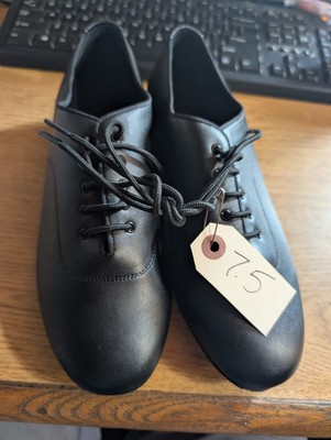 Very Fine Dance Shoes - C2503 - Black Leather MENS- W PROTECTIVE OUTDOOR BOTTOM