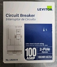 Leviton LB200-R 100 Amp 2-Pole Circuit Breaker 120/240V