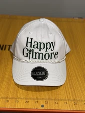 NEW Official Licensed Bioworld Happy Gilmore Rope Snapback Hat Cap White RARE