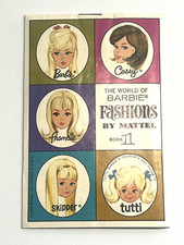 Vintage 1966 Mattel Barbie  THE WORLD OF BARBIE FASHIONS INSERT BOOK 1  VGC