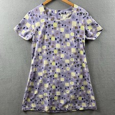 Express Dress Women’s 9/10 Purple MCM Modal Polyester Silky Champagne Mini VTG