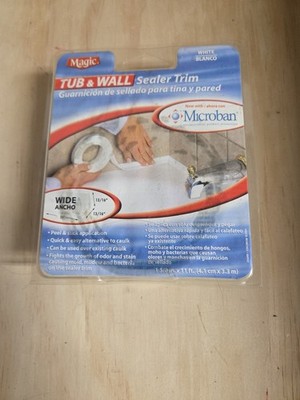 Magic Peel & Stick Caulk Tib & Wall 11 Foot x 1 5/8 inch NEW