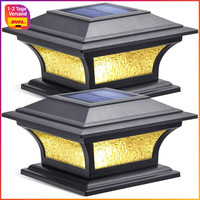 Solarleuchten FüR AußEn Led Lampe 2 Modi Wasserdicht Gartendeko 4X4-6X6 Zoll 2
