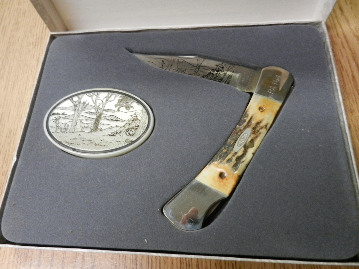 New 1990 Case XX Pennsylvania Deer Hunter Limited edition Stag