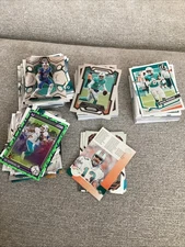 Lot Of 166 Football Cards / Miami Dolphins / Mixed Brands And Years