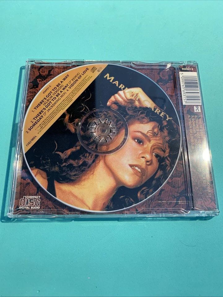 Mariah Carey - There’s Got To Be A Way [Pic Disc] (CD, 1990) 4 TRK * V RARE* NM Foto 4 de 4