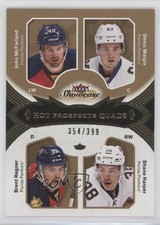 2016 Fleer Showcase Hot Prospects Quads 354/399 John McFarland Denis Malgin i9i