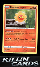 Castform Sunny Form 022/198 Pokemon Common SWSH06: Chilling Reign Card NM