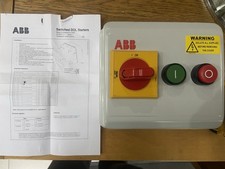 Image of Brand new ABB 5.5Kw 400v DOL Starter with three new  overloads 
