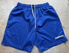 Umbro Vintage Blue Shiny Shorts size 32