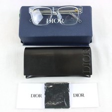 Dior CD DiamondO S61 Men's Eyeglass Frames In Clear Transparent Gloss With Case
