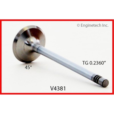 Enginetech Engine Exhaust Valve V4381B; 6.0mm 1.185''